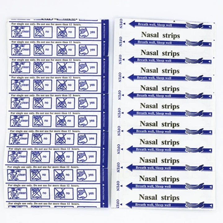 High Quality Anti-Snoring Nasal Strips - 50pcs Transparent Stop Snoring Aid, Better Nose Breath, Extra Strength Nasal Patch 