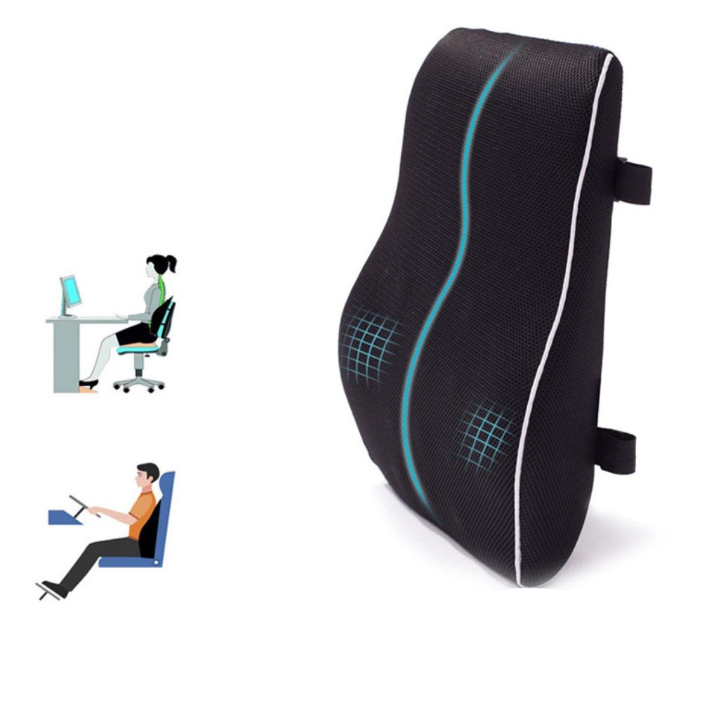 Premium Memory Foam Car Seat Cushion – Non-Slip Support for Office & Gaming Chairs, Soft Lumbar & Waist Comfort