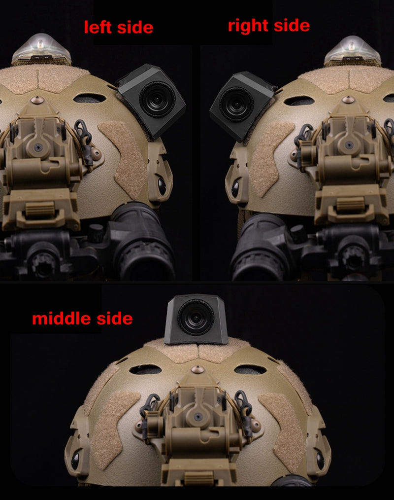 High-Quality Tactical Helmet Camera Model - Hook and Loop Fast Attachment, Prop for CS Game, Filming, Tactical Training, 