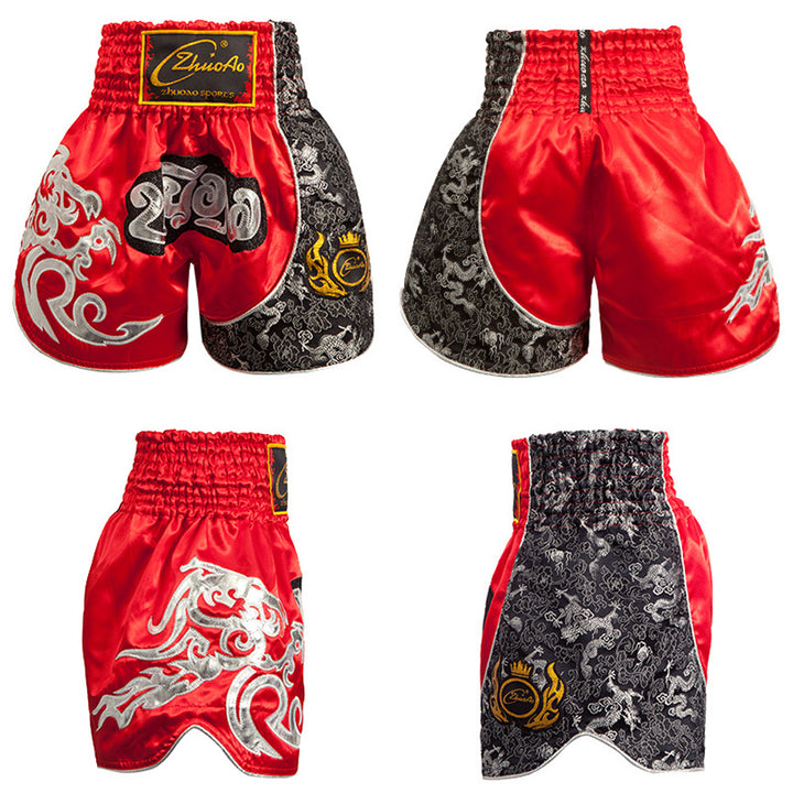 High Quality Muay Thai Fight Shorts – Unisex Kickboxing & MMA Training Pants for Men, Women, Kids, Competition & 