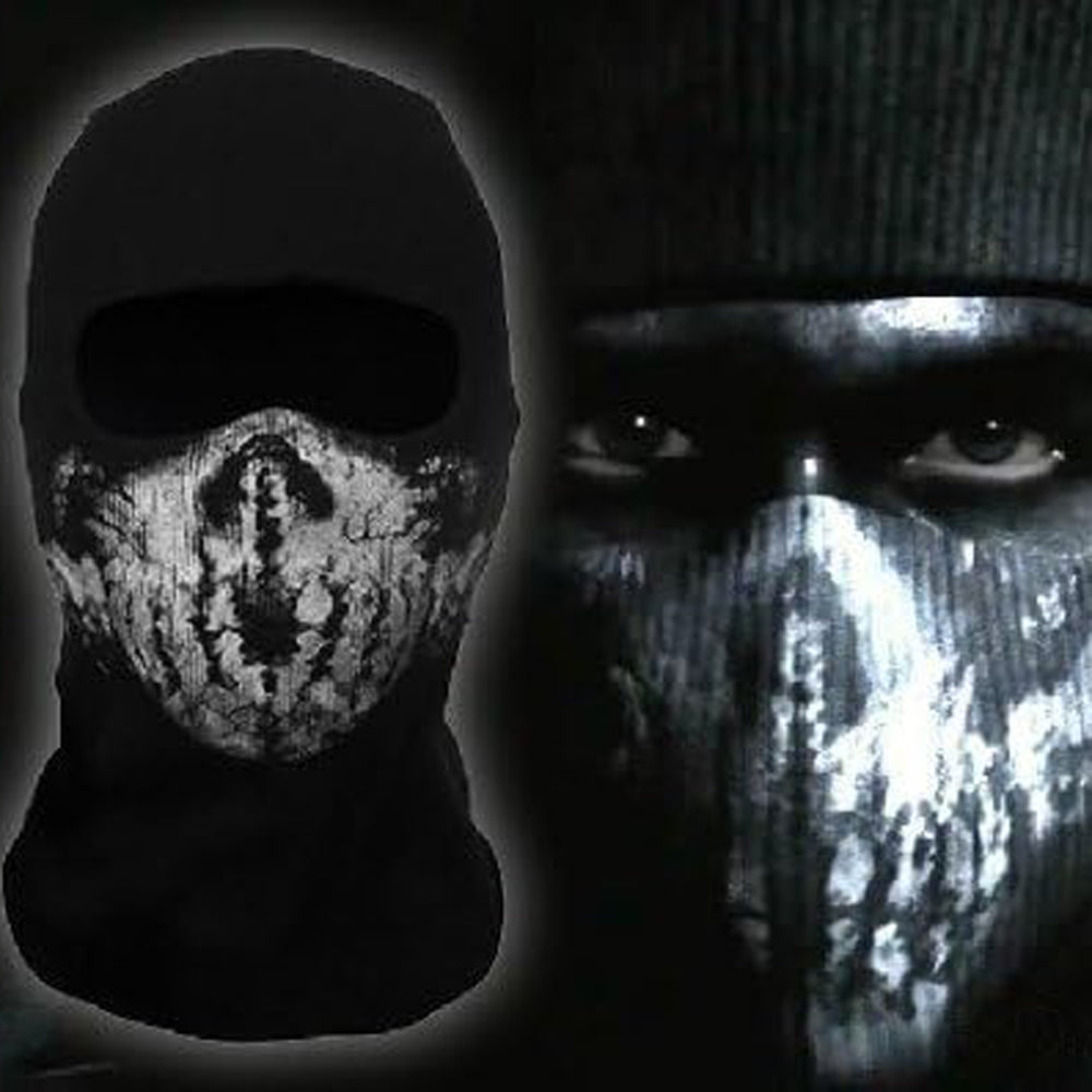 Premium Unisex Cotton Balaclava Skull Mask – Ghost Skeleton Design for Outdoor Sports, Motorcycle, Hiking & Skiing