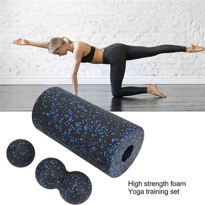 Premium Foam Roller Set for Muscle Recovery, Yoga, and Fascia Release, High-Density EPP Back Roller Massage Balls for Men