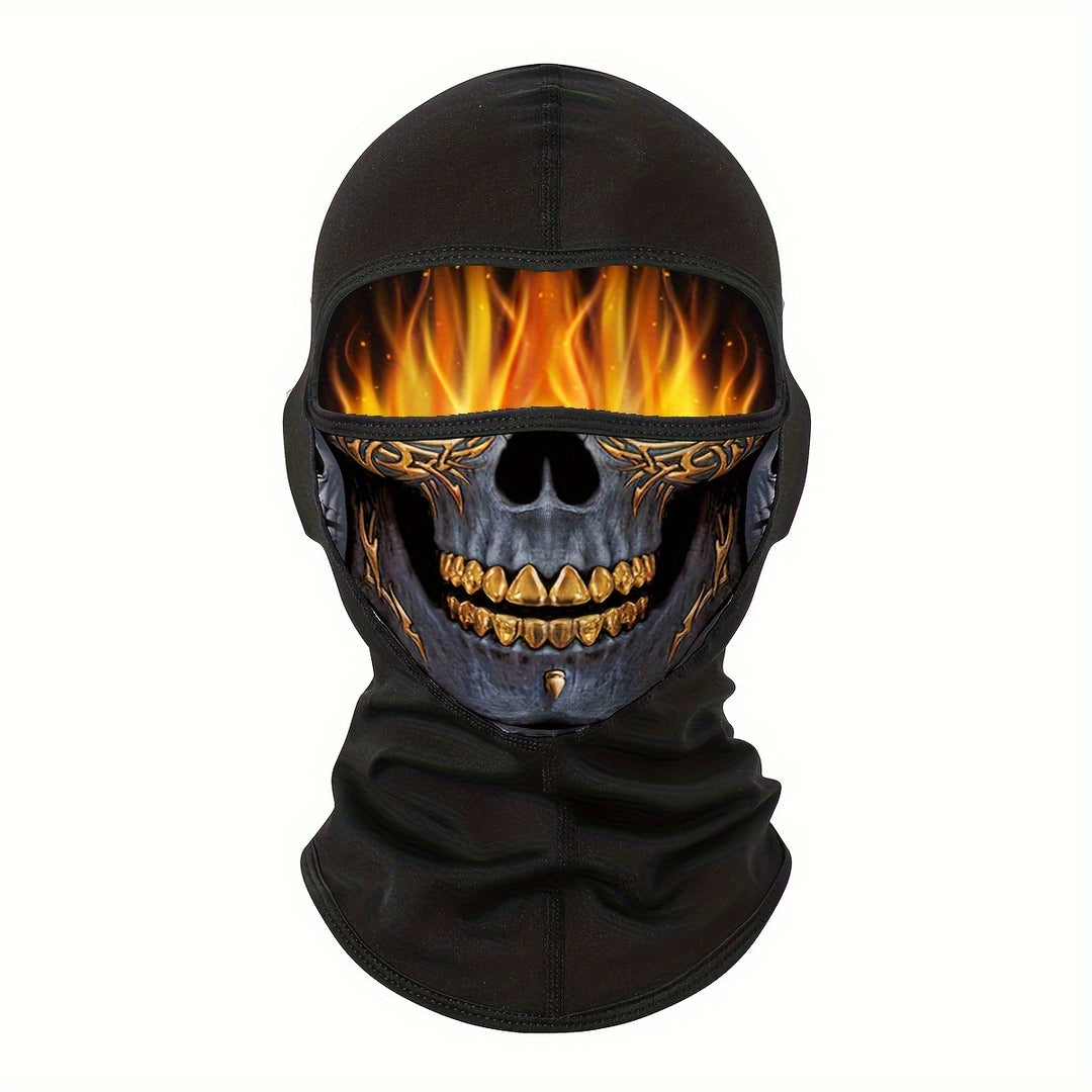 Premium Unisex Cotton Balaclava Skull Mask – Ghost Skeleton Design for Outdoor Sports, Motorcycle, Hiking & Skiing