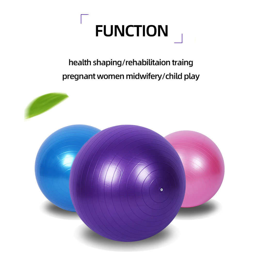 High-Quality Yoga Ball for Fitness, Pilates, and Balance – Durable Gym Exercise Ball, Perfect for Core Strength, Stability