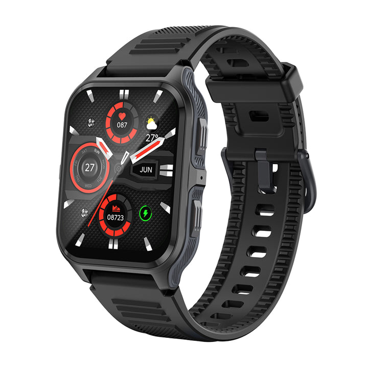 Premium Smartwatch for Men & Women, 1.96" AMOLED, Bluetooth Calling, 100+ Sport Modes, IP68 Waterproof, Health Monitoring,