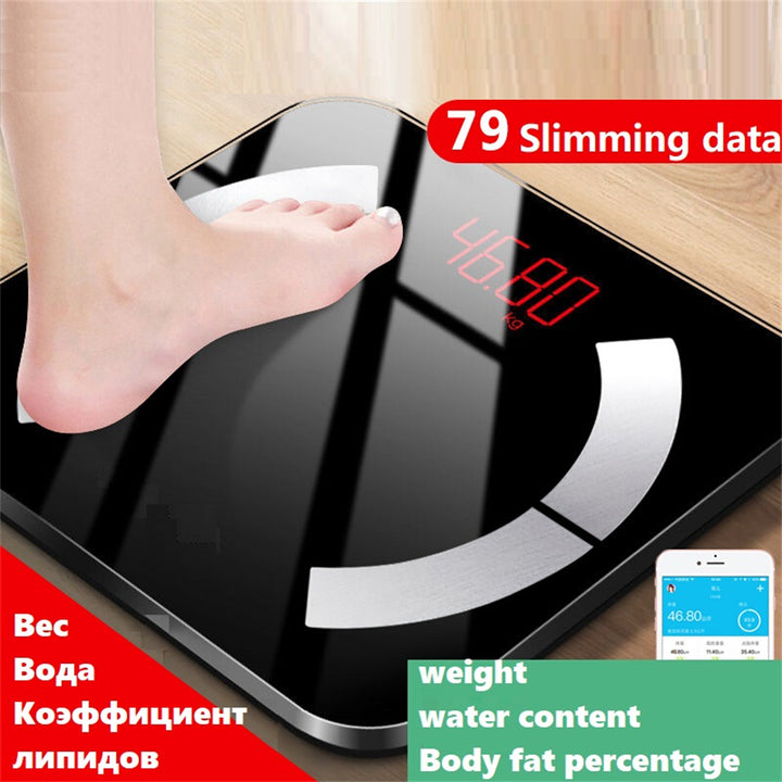 Premium Bluetooth Body Fat Scale – Smart Digital Bathroom Scale with BMI & Body Composition Analyzer