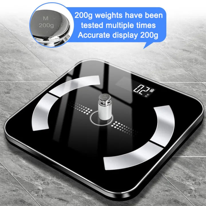 Premium Bluetooth Body Fat Scale – Smart Digital Bathroom Scale with BMI & Body Composition Analyzer