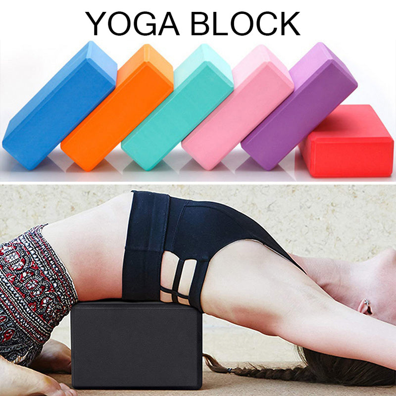 Premium Yoga Blocks – High-Density EVA Foam Pilates Bricks for Stability & Support – Non-Slip, Ergonomic, Durable, Lightweigh