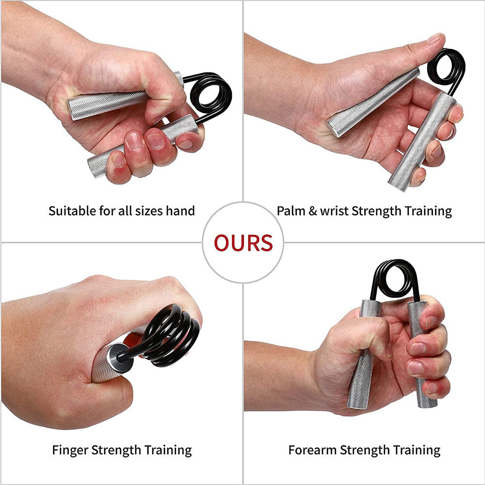 Premium Adjustable Hand Gripper - 100lbs to 350lbs Wrist & Forearm Strength Training Device - Durable Metal Grip Expander for