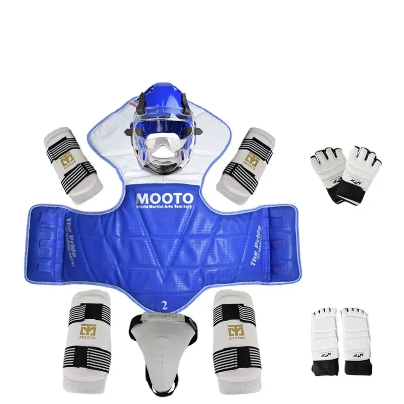 Premium 8pcs Taekwondo Protective Gear Set – Full Body Protection for Combat & Competition, Thickened Training Equipment with