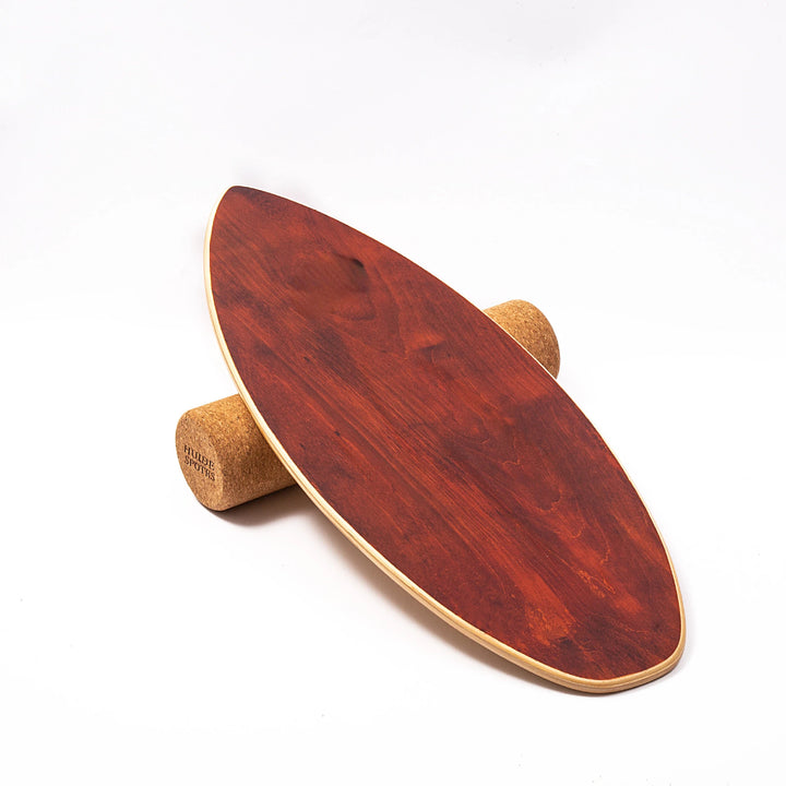 Premium Wooden Fish-Shaped Balance Board - Core Training & Yoga Fitness Equipment, 78x30x1.5cm, Stability Trainer for Strength