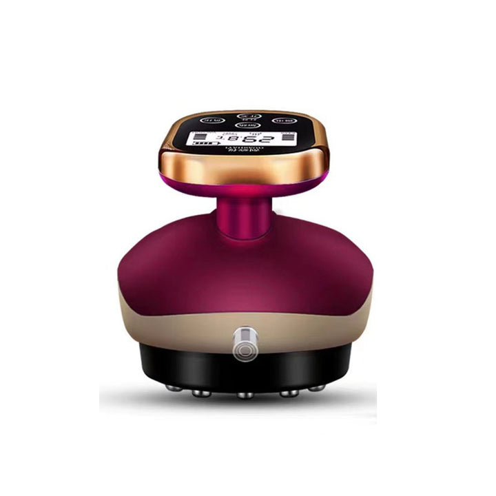 Premium Cupping Massager LCD Display Vacuum Suction Cups EMS Anti-Cellulite Fat Burner, Slimming Therapy with Magnet &