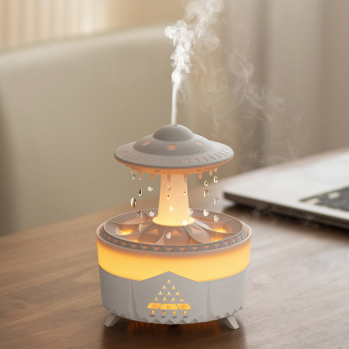 Premium 300ml Remote Control Aromatherapy Diffuser with Ultrasonic Mist, Colorful LED Lighting, and Auto Shut-Off for Home