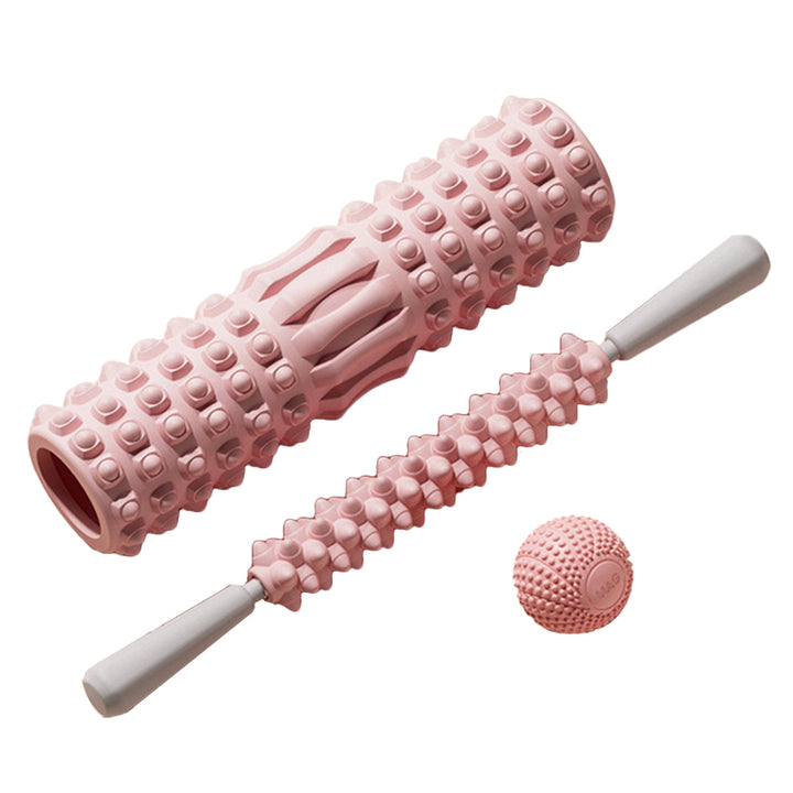 Premium Foam Roller for Muscle Massage – Medium-Density Yoga & Pilates Stretching Tool, Ideal for Back, Legs, Arms, and Hips