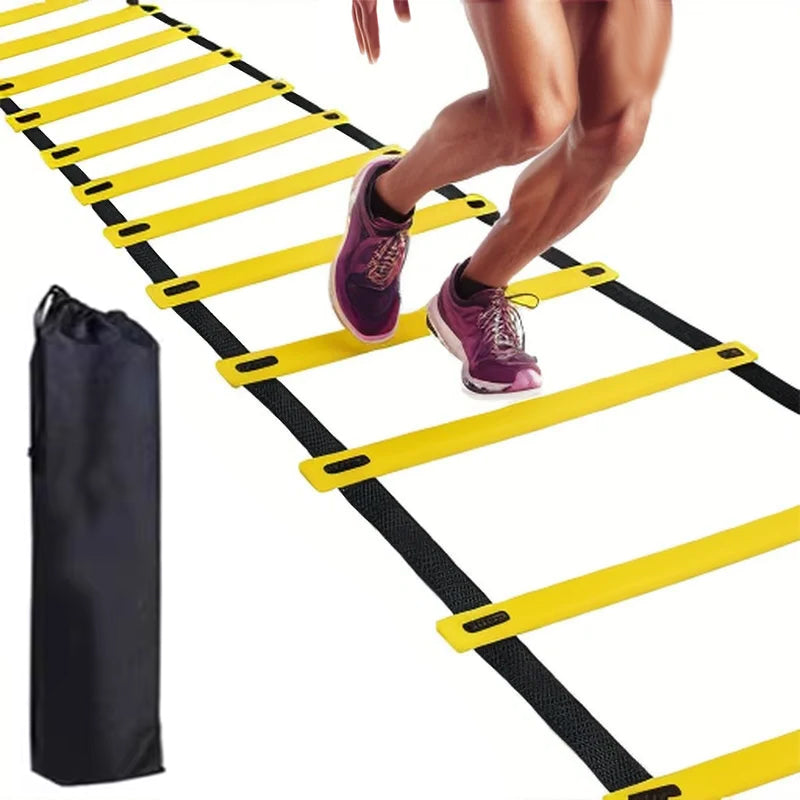 Premium Agility Ladder for Speed Training – Nylon Straps, Multiple Lengths (2M-10M) – Soccer, Football, and Fitness Warm-Up 