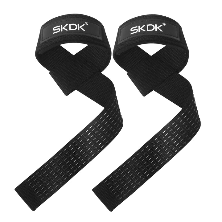 High Quality Weightlifting Straps – Anti-Slip Silicone Lifting Wrist Straps for Strength Training, Deadlifts, Crossfit, Hand 