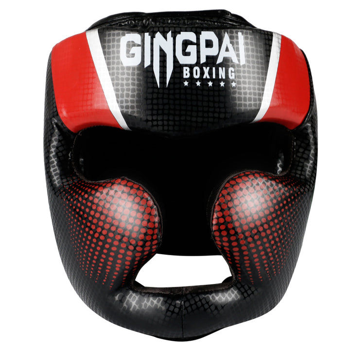 High-Quality Kick Boxing Headgear - Protective Helmet for MMA, Karate, Muay Thai, Free Fight Training, Durable PU Leather