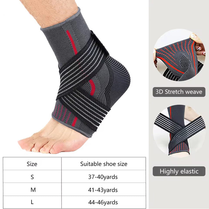 Premium Ankle Brace Compression Sleeve for Injury Recovery and Joint Pain Relief – Plantar Fasciitis Support Socks with Arch 