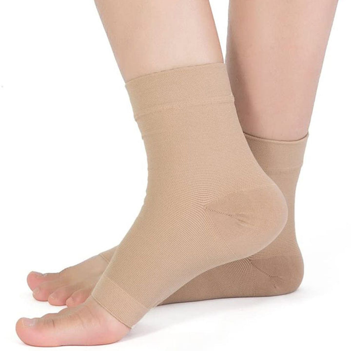 Premium Compression Plantar Fasciitis Socks for Women & Men - Arch & Ankle Support, Heel Pain Relief, Breathable Open Toe 