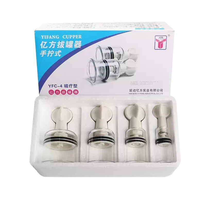 Premium Cupping Therapy Set – Vacuum Suction Cups for Massage, Anti-Cellulite, and Physiotherapy, Relieves Back, Neck