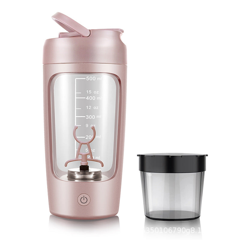 Premium Electric Protein Shaker Bottle – 650ml USB Rechargeable Mixer for Smooth Protein & Milkshakes – Automatic Stirring