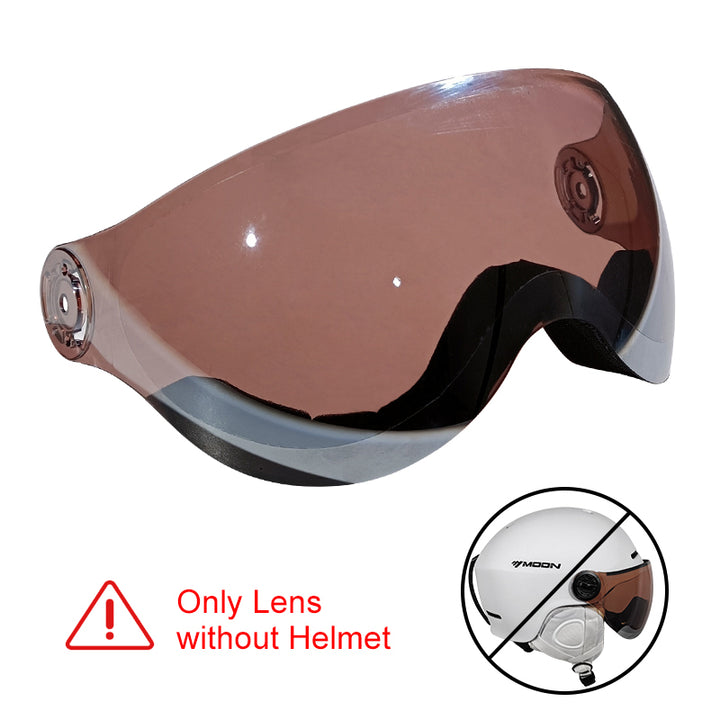 Premium Ski Helmet with Integrated Goggles – Inmold PC & EPS Construction, Adjustable Chin Pad & Head Circumference, 