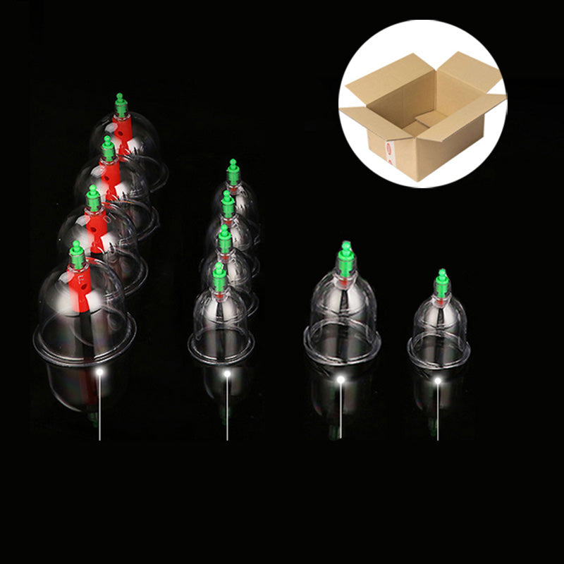 Premium Cupping Therapy Set – Vacuum Suction Cups for Massage, Anti-Cellulite, and Physiotherapy, Relieves Back, Neck