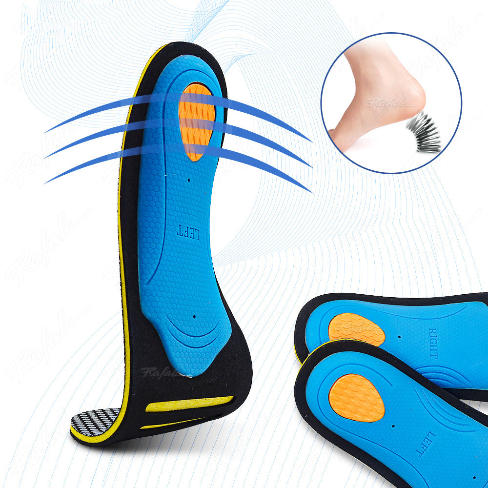 Premium Basketball Insoles with Customized Carbon Plate for High Strength, Elasticity & Speed – Anti-Return Technology for 