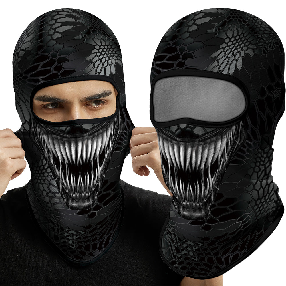 Premium Full Face Balaclava Ski Mask – Winter Warmer Cycling, Motorcycle, Snowboard, Helmet Liner, UV Protection, Quick-Drying Coolmax Fabric for Men and Outdoor Activities