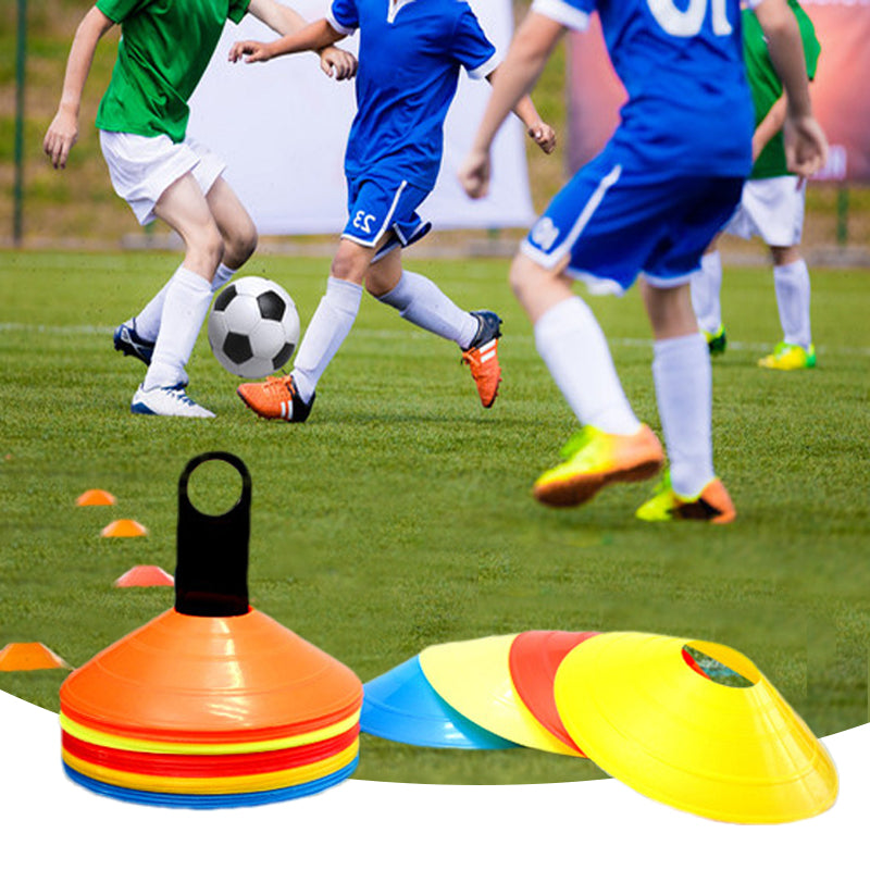 Premium Soccer Training Cones – Set of 10/20/30/50 Agility Discs for Football & Sports Training – Durable PE Material, Bright