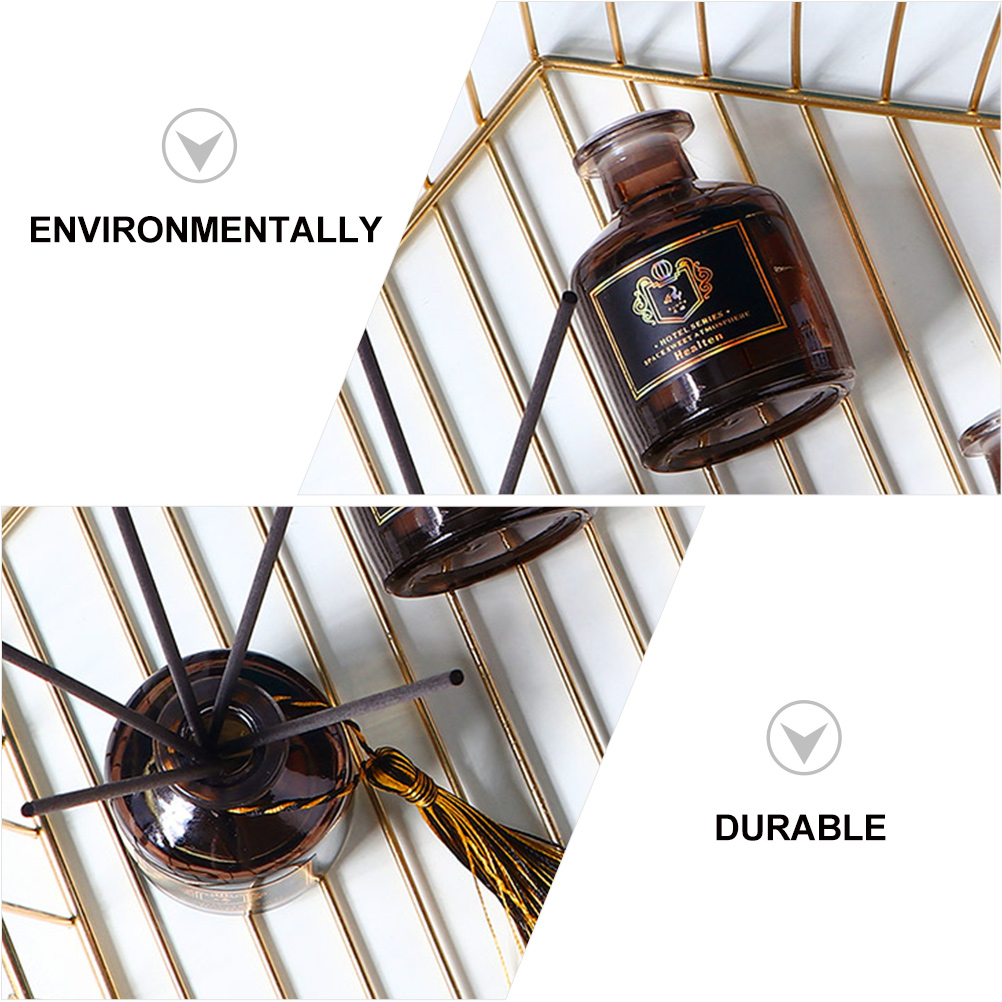 Luxury 50ml Reed Diffuser Set – Home, Hotel, Bathroom Air Freshener, Rattan Aromatherapy Glass Diffuser, Long-Lasting Home 