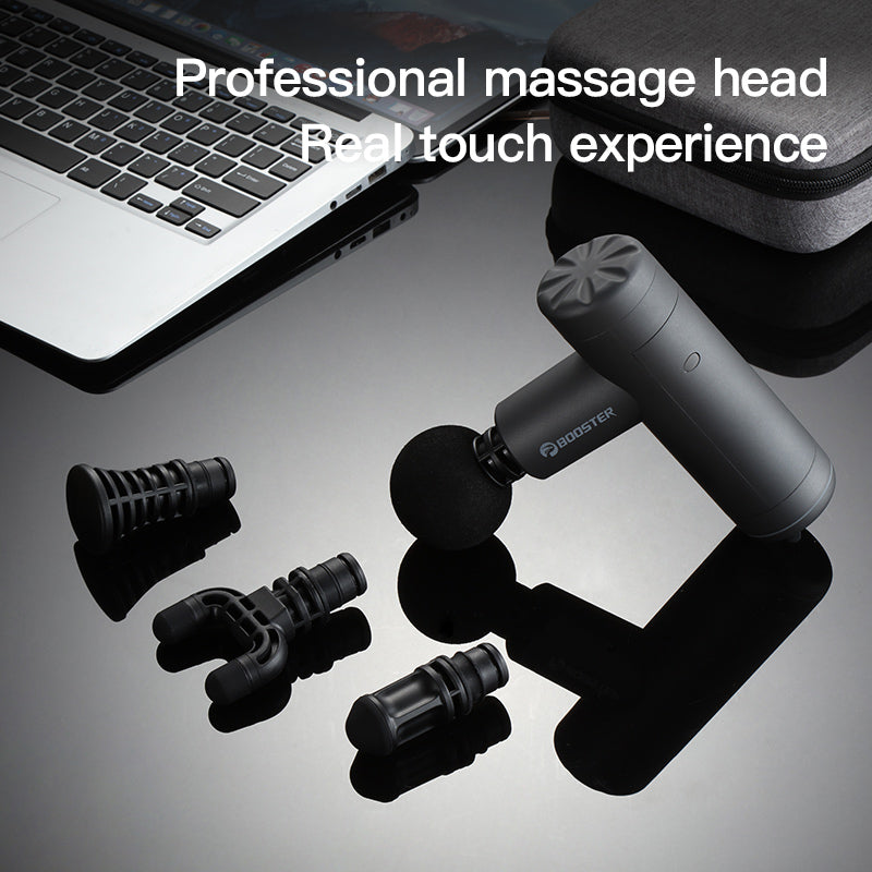 Premium Mini Massage Gun with Intelligent Pressure Sensor, Quiet 45dB Operation, Portable Percussion Massager for Back, Neck 