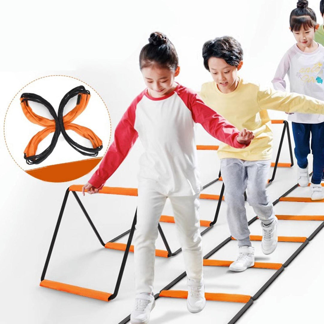 Premium Dual-Purpose Agility Ladder for Soccer & Football Training – Speed, Coordination & Footwork Equipment with Carry 