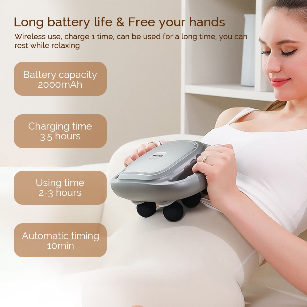 Premium Deep Tissue Massage Gun for Back, Waist & Muscle Relaxation, Powerful Massager for Neck, Legs & Full Body Recovery