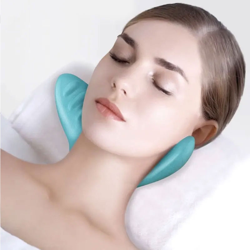 Premium PC Pillow Cervical Traction & Muscle Relaxer Massager - Shoulder and Neck Correction for Pain Relief, Spine Alignment