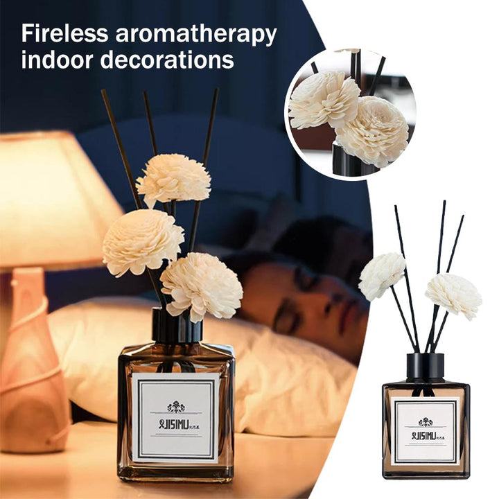 Luxury Fireless Aromatherapy Home Fragrance Diffuser – Room Decoration, Long-Lasting Floral Perfume, Household Freshener for