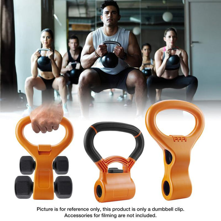 Premium Adjustable Dumbbell Grip – Portable Weightlifting Handle for Fitness, Comfortable Kettlebell Grip for Exercise, 