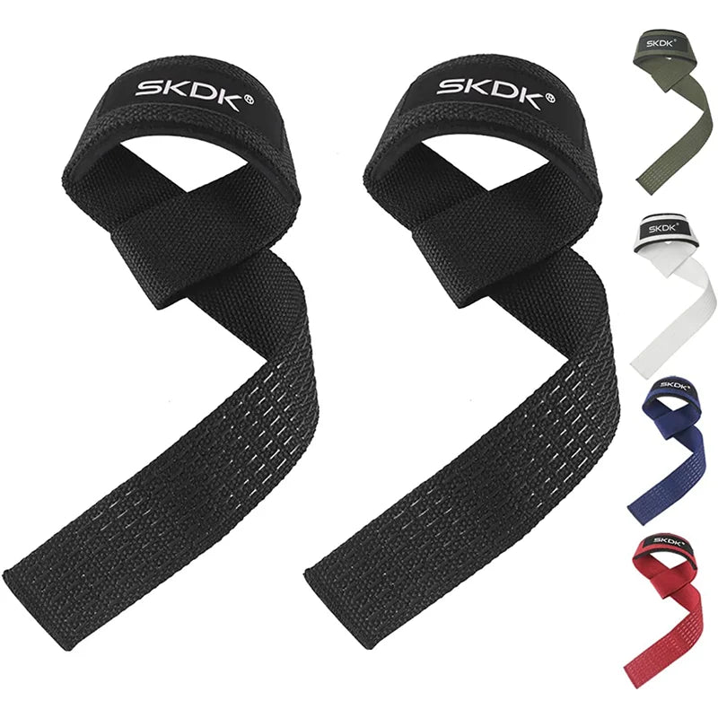 High Quality Weightlifting Straps – Anti-Slip Silicone Lifting Wrist Straps for Strength Training, Deadlifts, Crossfit, Hand 