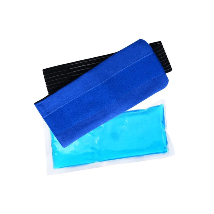 High Quality Reusable Ice Pack with Elastic Strap for Cold Hot Therapy, Pain Relief for Sport Injuries, Knee, Back, Shoulder,