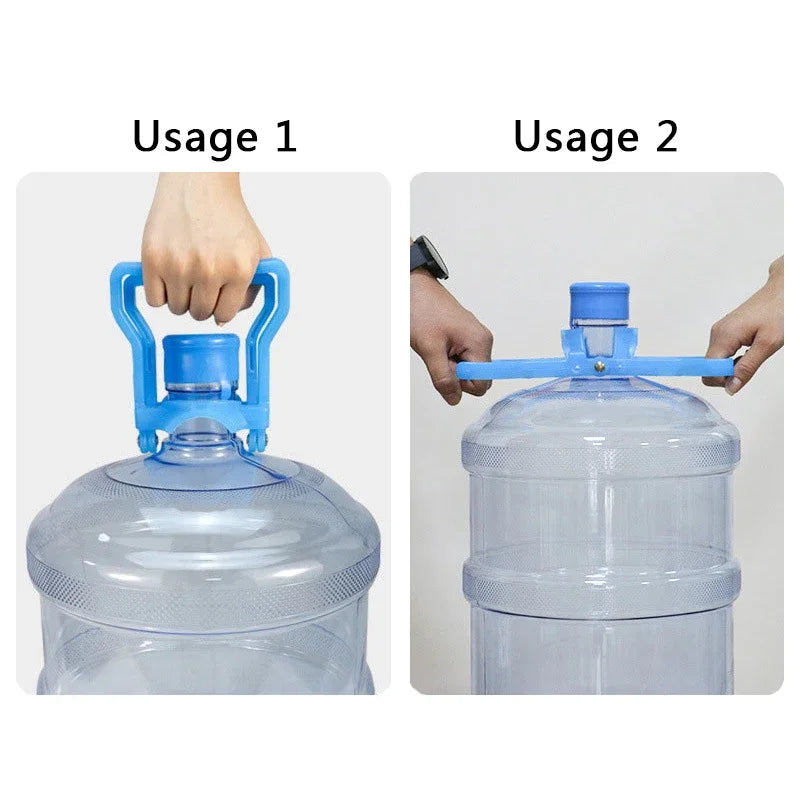 Premium Portable Water Bottle Holder – Labor-Saving Plastic Bucket Carrier – Easy Lift-Up Handle for Convenient Water 