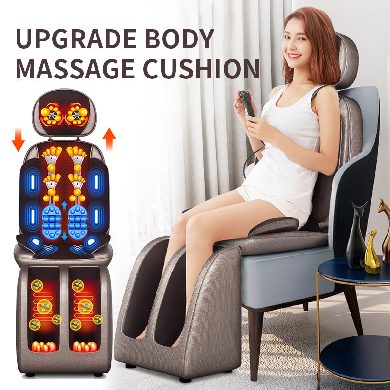 Premium Electric Full Body Massage Chair – Infrared Heating and Deep Kneading for Neck, Back, Waist, and Legs, Shiatsu