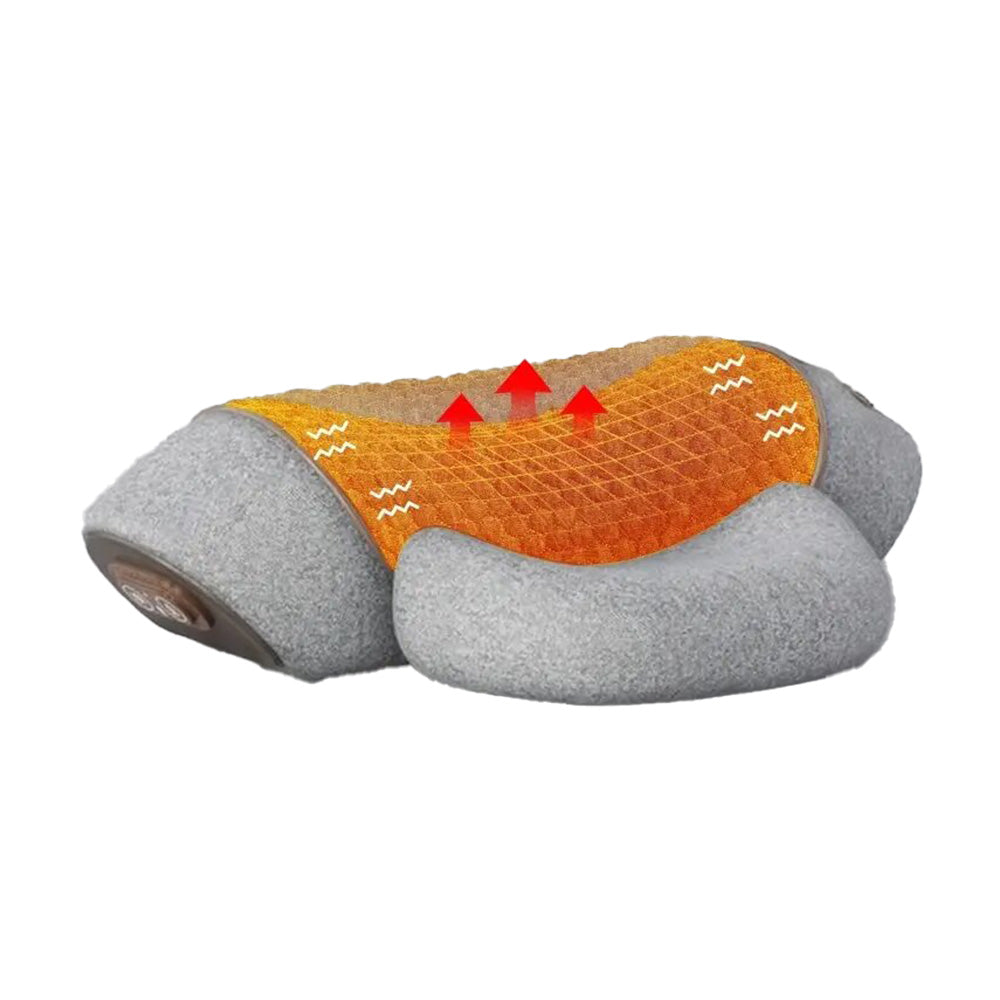 Premium Electric Neck Massager Pillow with Hot Compress & Vibration, Cervical Spine Support for Improved Sleep and Pain 