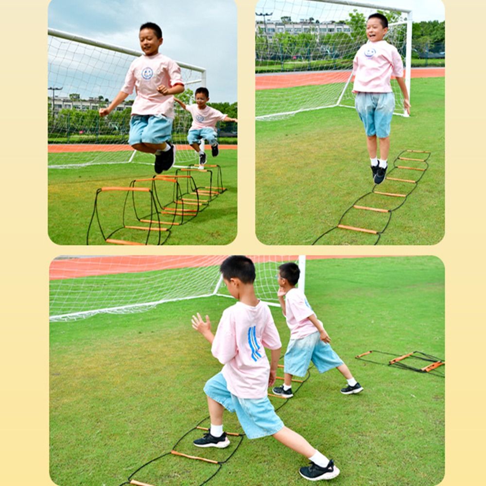 Premium Dual-Purpose Agility Ladder for Soccer & Football Training – Speed, Coordination & Footwork Equipment with Carry 