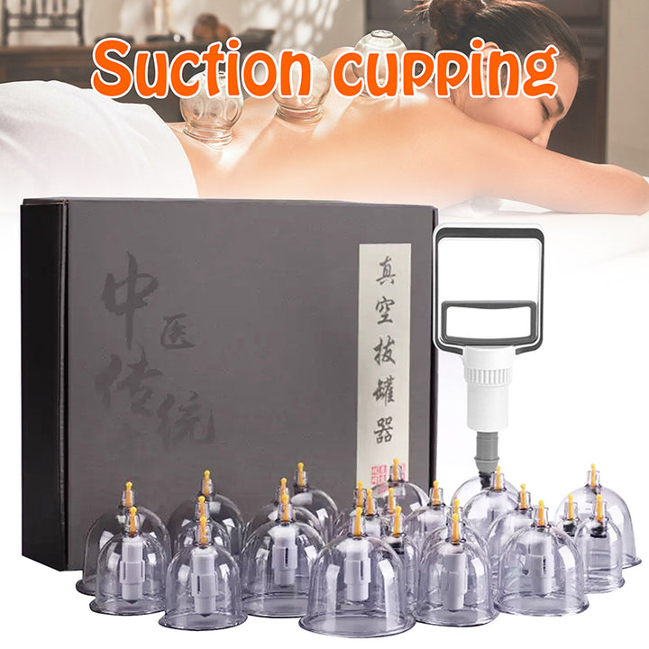 Premium Cupping Therapy Set – Professional Vacuum Suction Cups for Chinese Medicine Physiotherapy, Massage, and Muscle