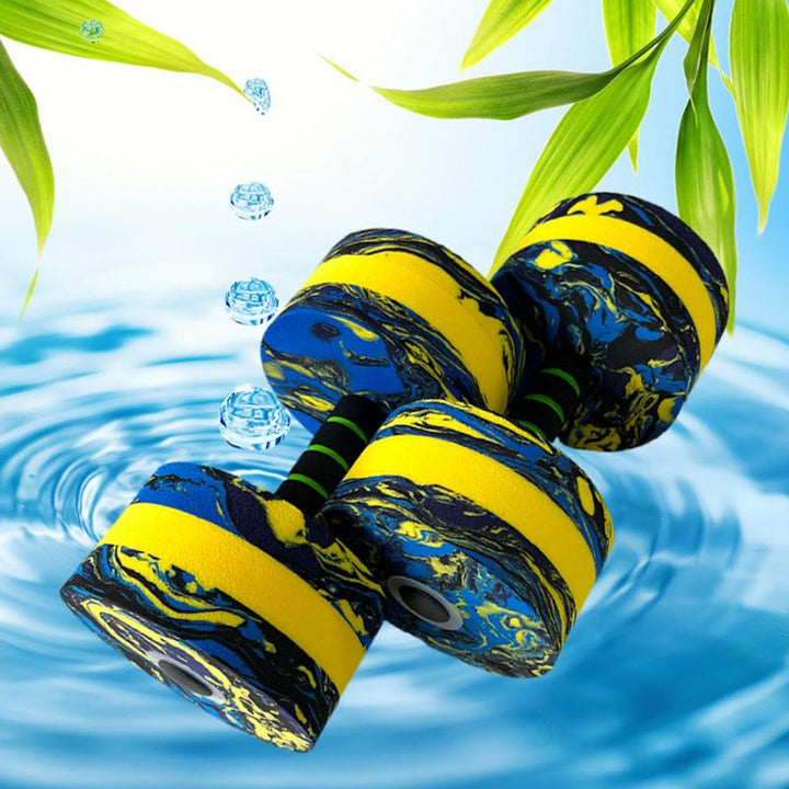 Premium Aquatic Dumbbells – 2Pcs Pool Dumbbells for Swimming & Indoor Training, Water Resistance, Durable Design for 