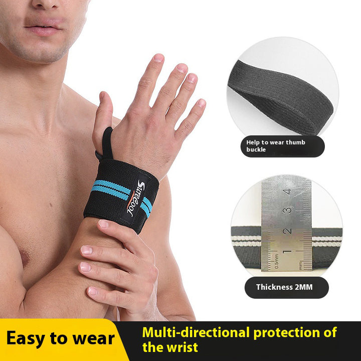 High Quality Weightlifting Wrist Wraps – Professional Wrist Support with Heavy Duty Thumb Loop, Best Wrap for Strength 