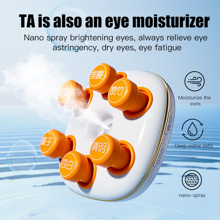 High Quality Electric Eye Massager with Atomizing Humidifier, Vibrating Eye Moisturizer, Eye Cleaner for Beauty and Health