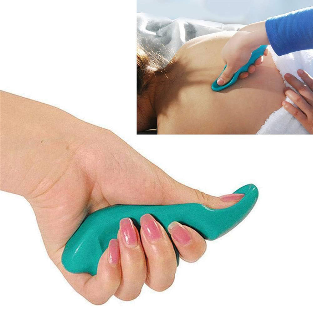 High-Quality T-Shaped Reflexology Acupuncture Massager Stick - Pain Relief Trigger Point Body Roller for Deep Tissue Back 