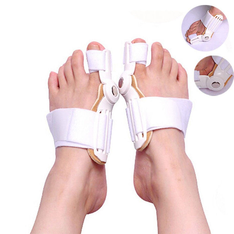 Premium OrthoApedic Bunion Corrector for Hallux Valgus, 2Pcs Adjustable Toe Straightener Splint, Big Toe Alignment & Foot 