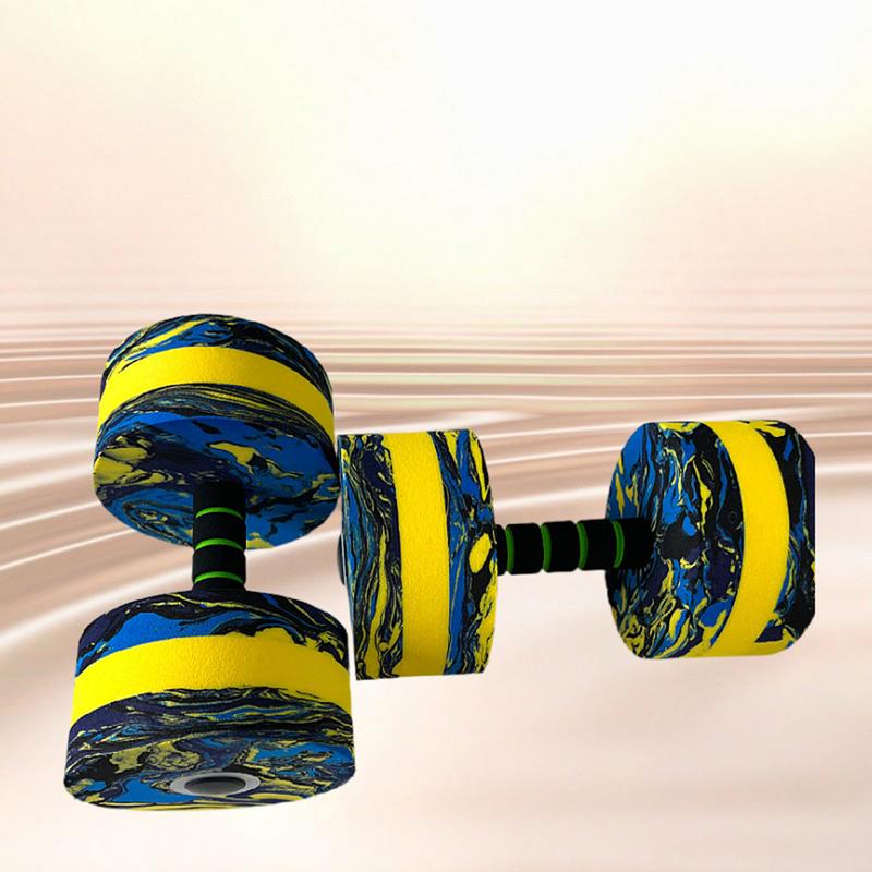 Premium Aquatic Dumbbells – 2Pcs Pool Dumbbells for Swimming & Indoor Training, Water Resistance, Durable Design for 